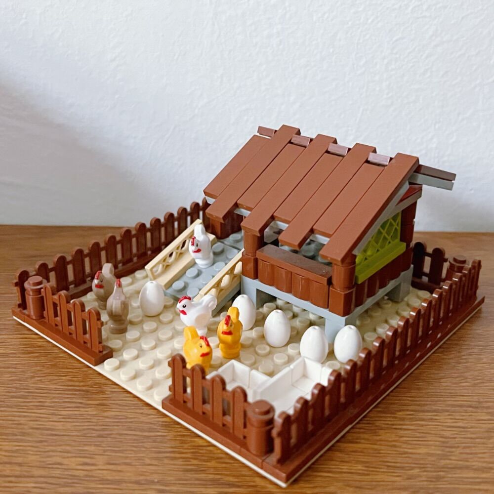 New MOC Chicken Coop Model Bui - огляд і ціна Urban Farming Education