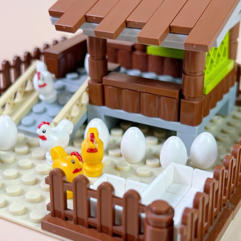 New MOC Chicken Coop Model Bui - огляд і ціна Urban Farming Education